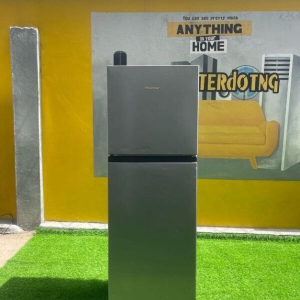 Barely Used 154 LITRES HISENSE DOUBLE DOOR REFRIGERATOR (REF200DR)