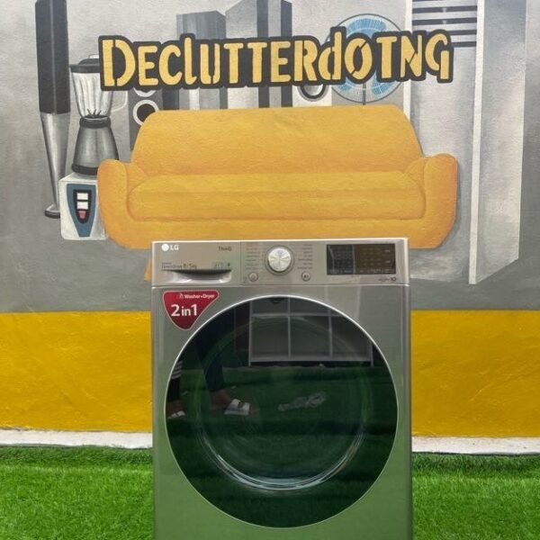 Barely Used LG 2IN1 WASH AND DRY 8KG/5KG FRONT LOADER FULLY AUTOMATIC INVERTER (F2V5PGP2T)WASHING MACHINE