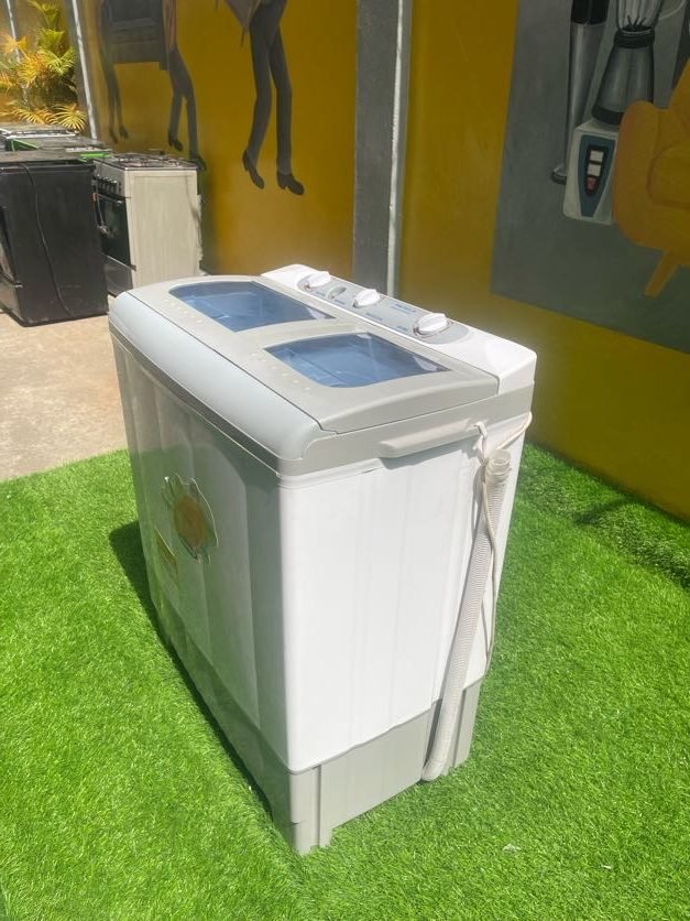 IMG_1648 Barely Used Polystar 10KG Twin Tub Washing Machine( PV-WD10K) - Image 1