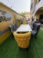 BARELY USED TOP QUALITY 6 SEATER DINING SET - Image 7