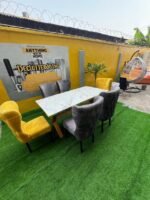 BARELY USED TOP QUALITY 6 SEATER DINING SET - Image 10