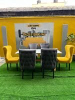 BARELY USED TOP QUALITY 6 SEATER DINING SET - Image 6