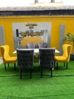BARELY USED TOP QUALITY 6 SEATER DINING SET - Image 18