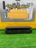 BARELY USED LOW BROWN TV CONSOLE(004) - Image 3