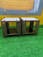 BARELY USED TOP QUALITY MARBLE TOP SIDE STOOLS(BOTH) - Image 6