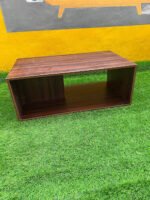 BARELY USED BROWN CENTER TABLE(001) - Image 4
