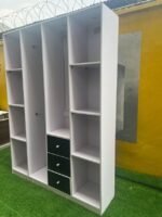 BARELY USED OPEN WARDROBE WITH SHOE AND BAG RACK(SEE PICTURE FOR DEFECT ) - Image 4
