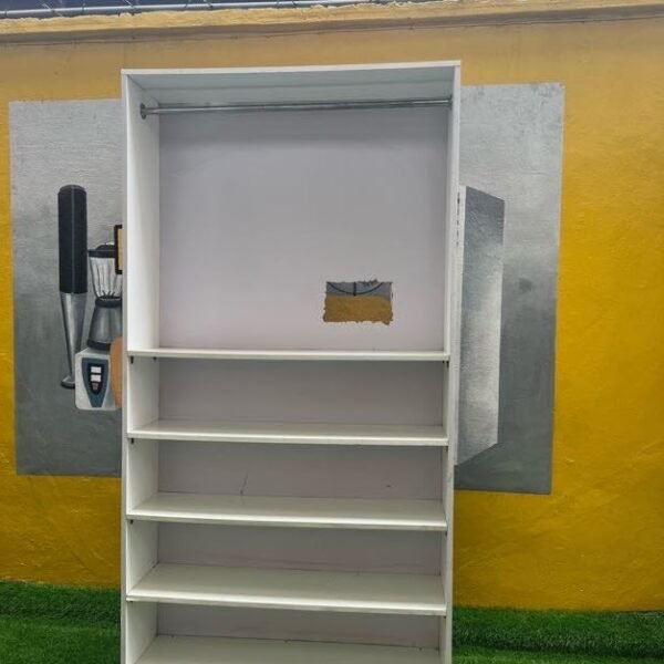 BARELY USED MULTIPURPOSE SHELF WITH ONE RAIL