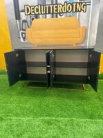 BARELY USED TOP QUALITY HIGH GLOSSY LIFEMATE SIDE CONSOLE - Image 2