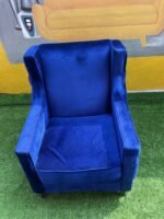 BRAND NEW BLUE MODERN ACCENT CHAIR - Image 5