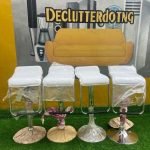 BRAND NEW TOP QUALITY WHITE BAR STOOL- Each