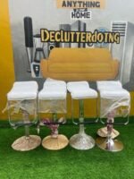 BRAND NEW TOP QUALITY WHITE BAR STOOL- Each