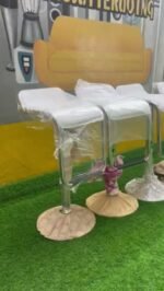 BRAND NEW TOP QUALITY WHITE BAR STOOL- Each - Image 6