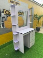 NEATLY USED WHITE DRESSING TABLE WITHOUT MIRROR - Image 3