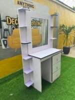 NEATLY USED WHITE DRESSING TABLE WITHOUT MIRROR - Image 6