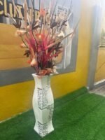 BARELY USED COLORFUL ARTIFICIAL FLOWER PLANT - Image 2