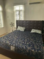 Barely Used 6by6 Bedframe with semi orthopedic mattress and side drawer - Image 6