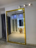 Relatively New 8Ft By 4Ft Golden Tape Full Length Mirror - Image 2