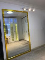 Relatively New 8Ft By 4Ft Golden Tape Full Length Mirror - Image 4