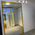 Relatively New 8Ft By 4Ft Golden Tape Full Length Mirror