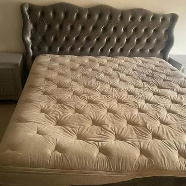 Neatly used 6by6 bedframe with full orthopedic mattress with two side drawers