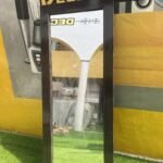 Barely Used Black Wooden Mirror (001)