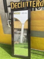 Barely Used Black Wooden Mirror (001)