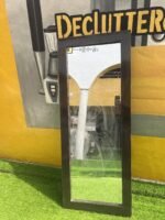 Barely Used Black Wooden Mirror (001) - Image 2