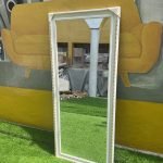 Barely Used White And Gold Mirror(002)