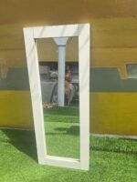 Barely Used White Wooden Mirror(003) - Image 2