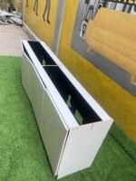 Barely Used Top Quality High Glossy Wood TV Console - Image 6