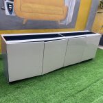 Barely Used Top Quality High Glossy Wood TV Console