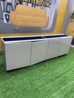 Barely Used Top Quality High Glossy Wood TV Console