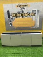 Barely Used Top Quality High Glossy Wood TV Console - Image 3