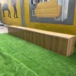 Barely Used Top Quality Glossy Wood Brown Console