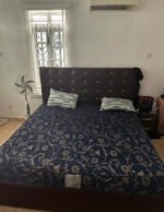 Barely Used 6by6 Bedframe with semi orthopedic mattress and side drawer