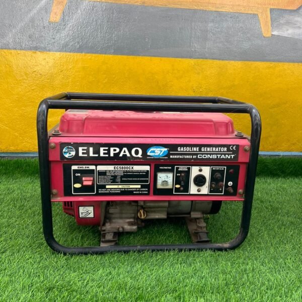 Neatly Used Elepaq Constant 2.5kva Full Copper Coil Generator (EC5800CX)
