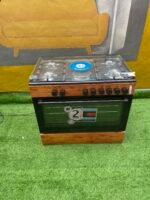 Brand New Scanfrost 90x60 4 Gas Burner + 2 Electric Hotplate Standing Cooker Wood Finish(SFC9425NGF) - Image 9