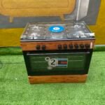 Brand New Scanfrost 90x60 4 Gas Burner + 2 Electric Hotplate Standing Cooker Wood Finish(SFC9425NGF)