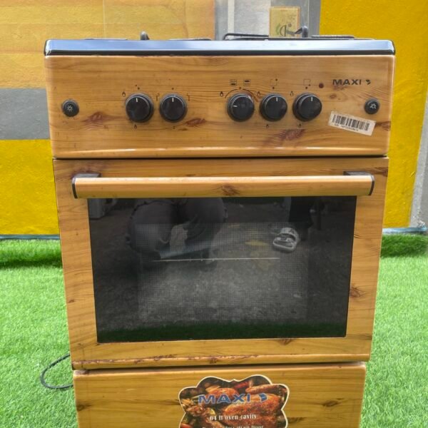 Neatly Used Maxi 60*60 (3+1) Burner Gas Cooker IGL Wood