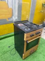 Neatly Used Maxi 60*60 (3+1) Burner Gas Cooker IGL Wood - Image 10