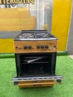 Neatly Used Maxi 60*60 (3+1) Burner Gas Cooker IGL Wood - Image 7