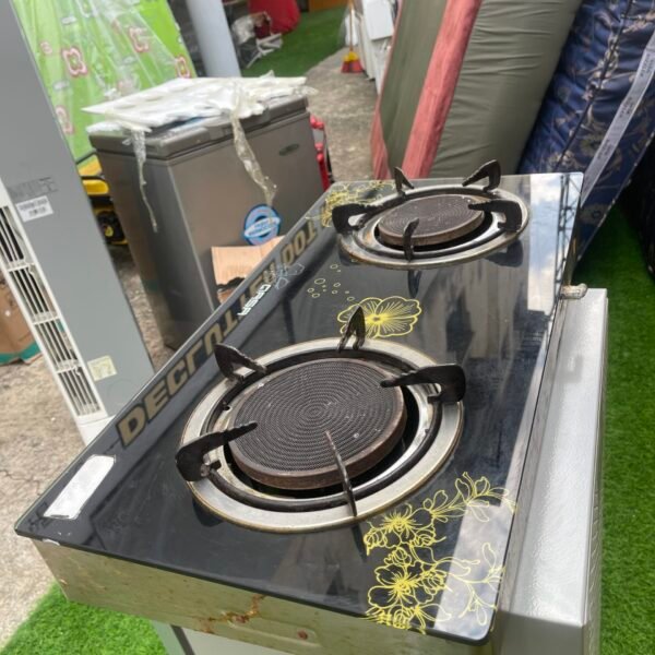 Neatly Used Qasa Infrared Glass Table Top Gas Cooker for Gas Saving (QGC-2BG)