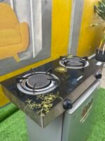 Neatly Used Qasa Infrared Glass Table Top Gas Cooker for Gas Saving (QGC-2BG) - Image 7