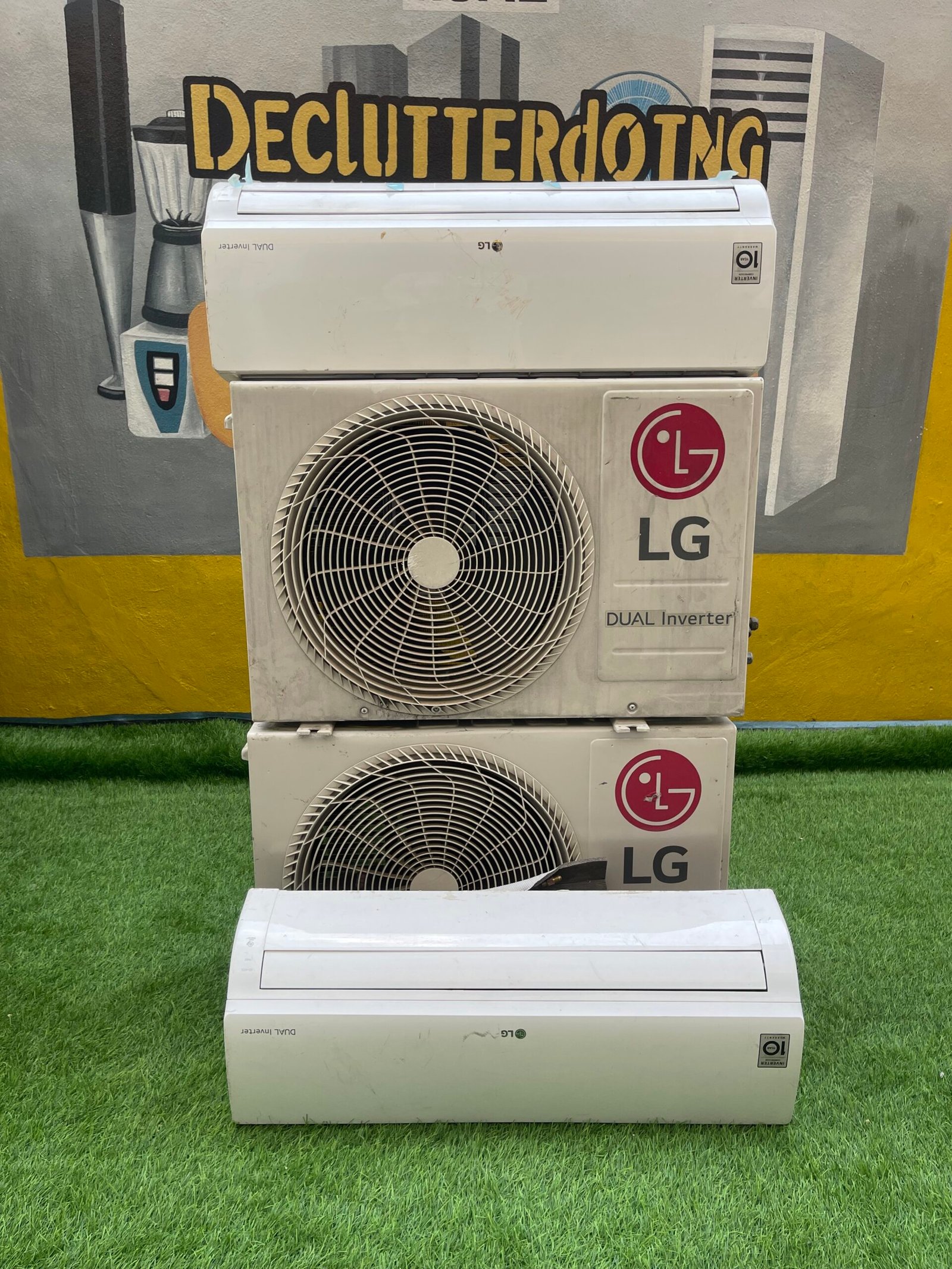 IMG_4422 Barely Used 1hp Lg Dual Inverter Ac (S4UQ09WA5QG)~ Kit Not Included - Image 1