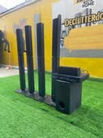 Neatly Used Lg 1000W 4 Standing Speaker Home Theater With Woofer And Dvd - Image 2