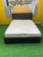 Neatly Used 4by6 Bedframe With Mattress(see slide for defect) - Image 4
