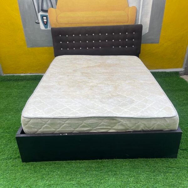 Neatly Used 4by6 Bedframe With Mattress(see slide for defect)