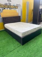 Neatly Used 4by6 Bedframe With Mattress(see slide for defect) - Image 3