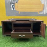 Barely Used Glass Top Tv Console